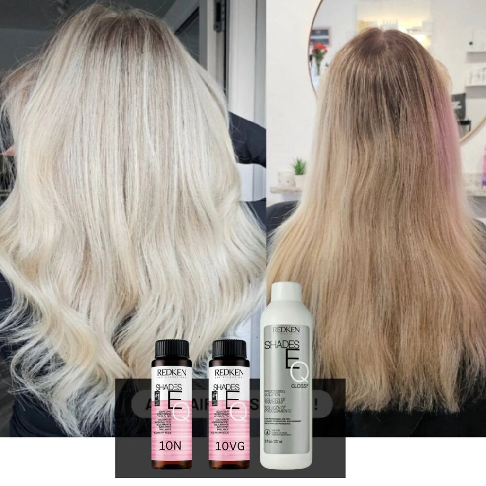 REDKEN Shades EQ Gloss Demi-Permanent Hair Color Blonde Toner 10N + 10VG